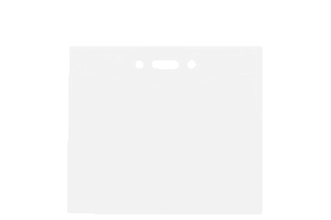 Clear Horizontal Badge Pouch